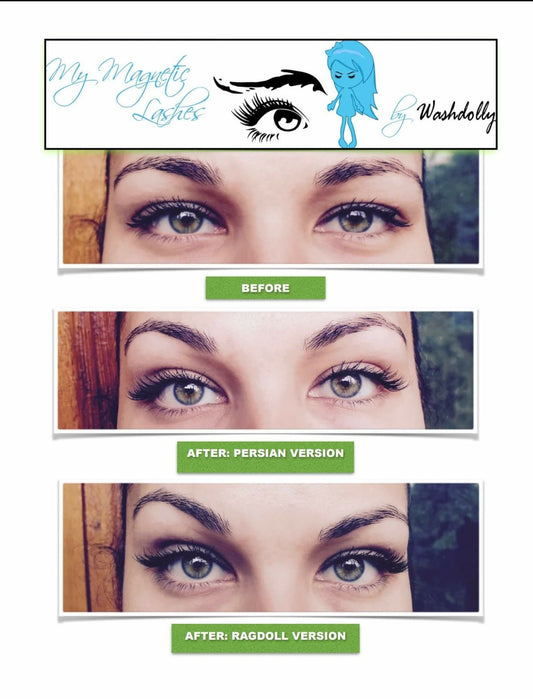 NATURAL LOOKING MAGNETIC LASHES BY WASHDOLLY