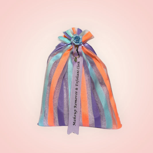 Removes makeup with just water in a gift ready bag.