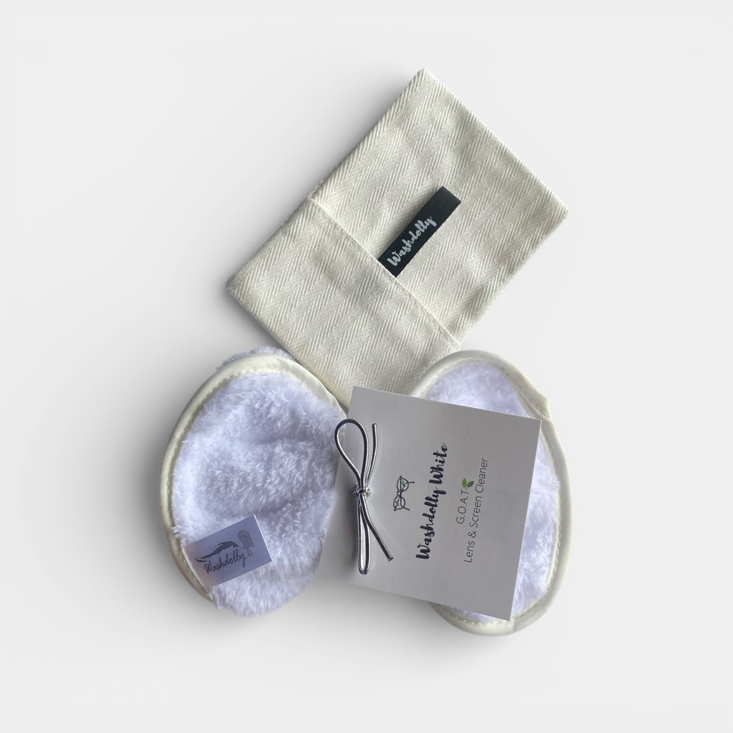 WASHDOLLY WHITE LENS AND SCREEN CLEANER WITH POUCH PROTECTOR